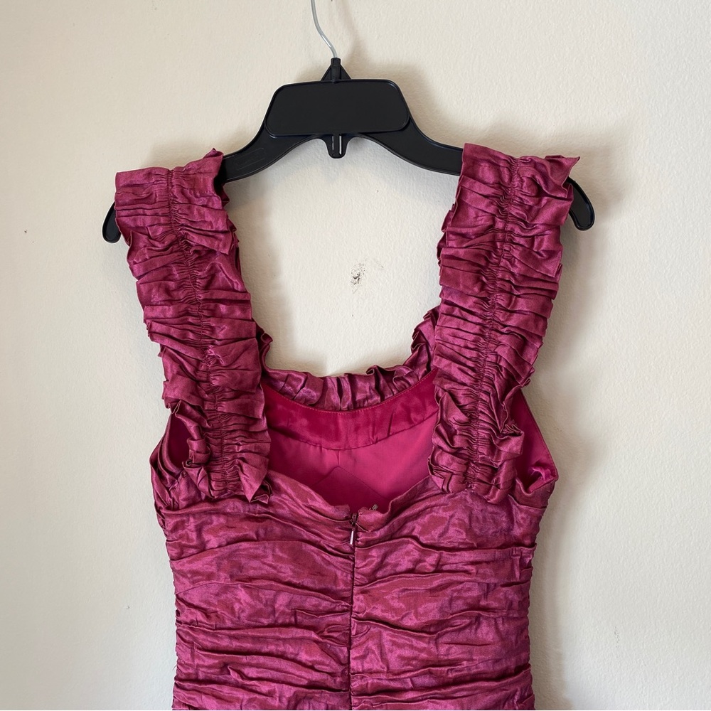 BCBGMAXAZRIA Silk Cocktail Dress - Picture 5 of 9